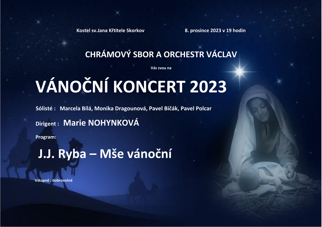 vánoční koncert 2023 skorkov 8.12.2023